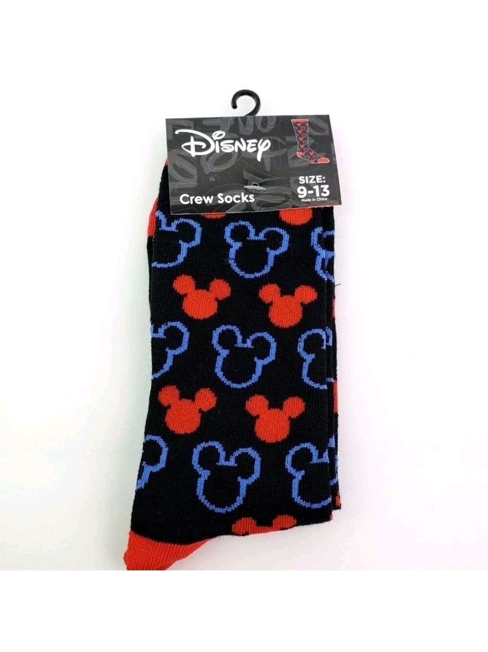 4/$25 Disney Mickey Mouse Novelty Crew Socks New Magic Kingdom